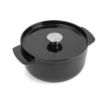 Кастрюля KitchenAid чавунна з кришкою 3,3 л Чорна (CC006058-001)