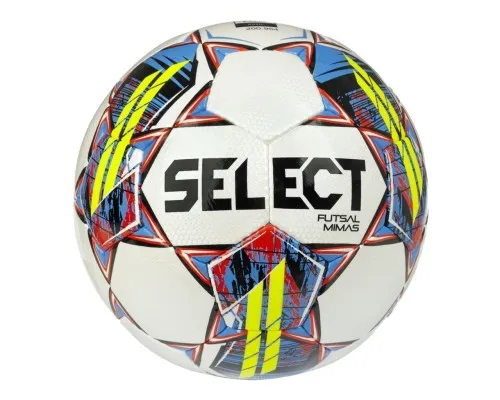 М'яч футзальний Select Mimas (FIFA Basic) v22 біло-жовтий Уні 4 (5703543298365)