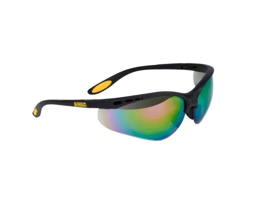 Захисні окуляри DeWALT Reinforcer, кольорові дзеркальні, полікарбонатні (DPG58-6D)