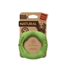 Іграшка для собак WAUDOG Fun Natural Кільце 12 см зелена (621218)