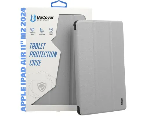 Чехол для планшета BeCover Soft Edge Apple iPad Air 11" M2 2024 Gray (711428)