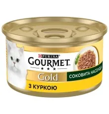 Консервы для кошек Purina Gourmet Gold Сочное наслаждение с курицей 85 г (8445290823342)