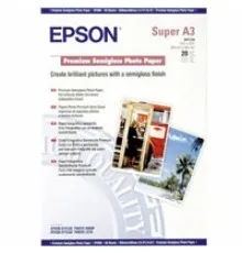 Фотопапір Epson A3+ Premium Semigloss Photo Paper (C13S041328)