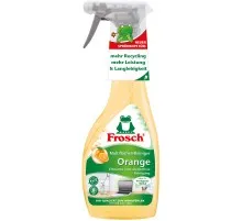 Спрей для чистки ванн Frosch универсальный очиститель для гладких поверхностей Апельсин 500 мл (4001499917349/4001499961540)
