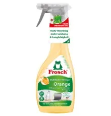 Спрей для чищення ванн Frosch універсальний очищувач для гладких поверхонь Апельсин 500 мл (4001499917349/4001499961540)