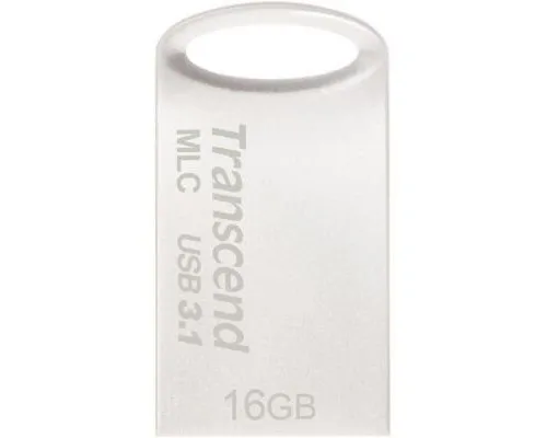 USB флеш накопитель Transcend 16GB JetFlash 720 Silver Plating USB 3.1 (TS16GJF720S)