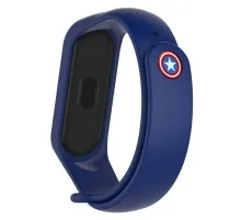 Ремінець до фітнес браслета Armorstandart Superhero Edition для Xiaomi Mi Band 5 Captain America Blue (ARM57108)