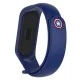 Ремінець до фітнес браслета Armorstandart Superhero Edition для Xiaomi Mi Band 5 Captain America Blue (ARM57108)