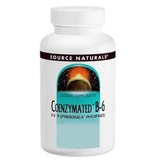 Вітамін Source Naturals Коензим вітаміну В6 25мг, 120 таблеток для розсмоктування (SNS-00267)