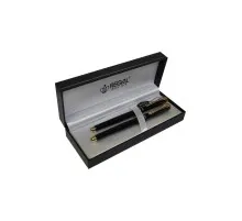 Ручка пір'яна Regal набір перо + ролер в подарунковому футлярі Чорний (R12223.L.RF)