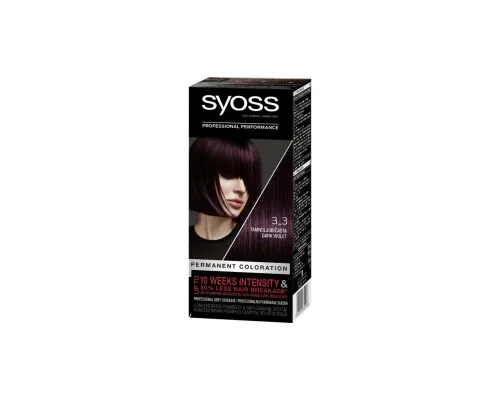 Краска для волос Syoss 3-3 Темно-фиолетовый 115 мл (9000100632966)
