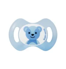 Пустышка Baby-Nova Teddy 0-2 мес., голубая (3966388)