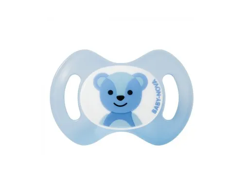 Пустушка Baby-Nova Teddy 0-2 міс., блакитна (3966388)