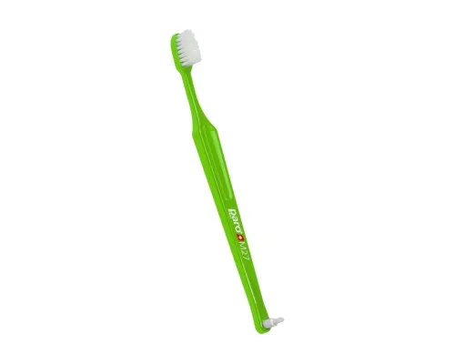 Детская зубная щетка Paro Swiss Esro AG M27 средней жесткости зеленая (7.9744/3)