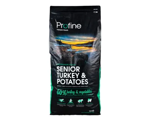 Сухой корм для собак Profine Senior Turkey с индейкой и картофелем 15 кг (8595602517497)