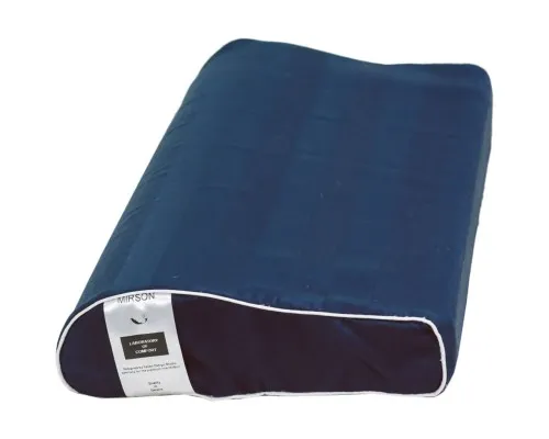 Подушка MirSon ортопедична 6111 Noble stripe Blue sea Kiddy Boy 50х29х5/8 (2200003262650)