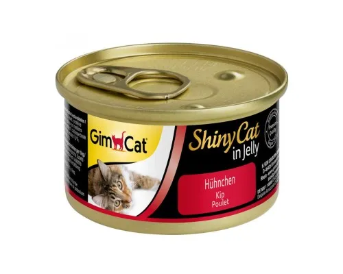 Консервы для кошек GimCat Shiny Cat курица 70 г (4002064413112)