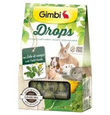 Ласощі для гризунів GimBi дропси з травами 50 г (4002064201870)