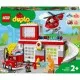 Конструктор LEGO DUPLO Town Пожарная часть и вертолет 117 деталей (10970)