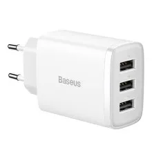 Зарядний пристрій Baseus White (CCXJ020102)