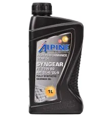 Трансмиссионное масло Alpine Syngear 75W-80 FE GL-4/GL-5 1л (1585-1)