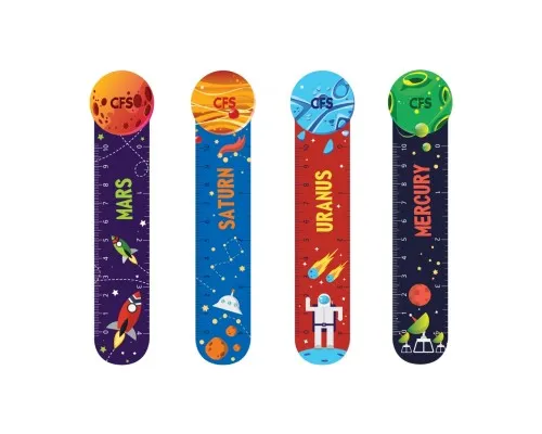 Закладки для книг Cool For School пластиковые Space 4 шт (CF69109-01)