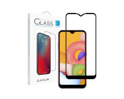 Скло захисне ACCLAB Full Glue Samsung A01 (1283126508493)