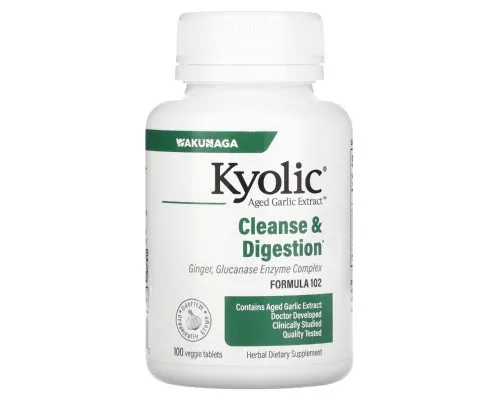 Травы Kyolic Экстракт выдержанного чеснока, очищение и улучшение п (WAK-10231)