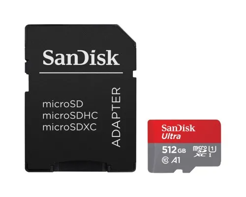 Карта памяті SanDisk 512GB microSDXC class 10 UHS-I Ultra (SDSQUAC-512G-GN6MA)