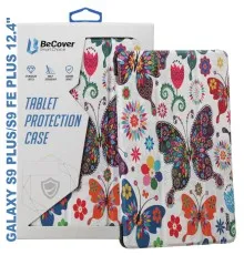 Чехол для планшета BeCover Smart Case Samsung Tab S9 Plus (SM-X810/SM-X816)/S9 FE Plus (SM-X610/SM-X616) 12.4" Butterfly (710375)