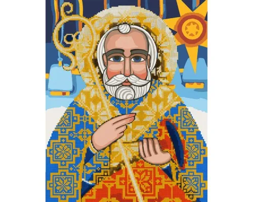 Картина по номерам Santi Святой Николай 40*50 см ©mosyakart алмазная мозаика (954695)