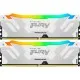 Модуль пам'яті для комп'ютера DDR5 32GB (2x16GB) 6800 MHz Renegade RGB White/Silver Kingston Fury (ex.HyperX) (KF568C36RWAK2-32)