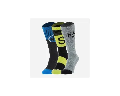 Шкарпетки Nike U NK SB EVERYDAY MAX LTWT CREW 3PR CU6478-902 34-38 3 пари Мультиколор (194500854062)