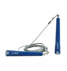 Скакалка LiveUp Cable Jumprope LS3114 швидкісна синя 300см (6951376109733)