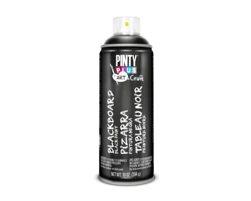 Краска-аэрозоль Pintyplus Черная, с эффектом графитной доски, 400 мл (8429576238204)