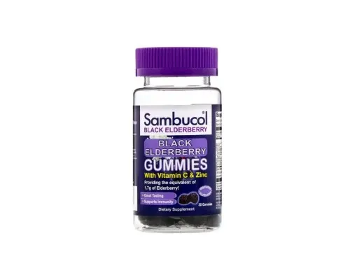 Трави Sambucol Черная Бузина, Black Elderberry, 30 жевательных таблеток (SBL-00122)