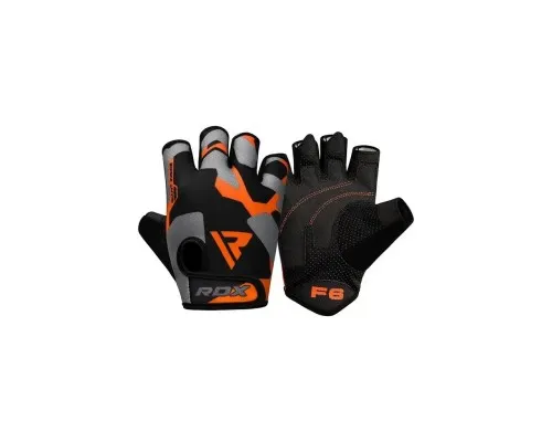 Перчатки для фитнеса RDX F6 Sumblimation Orange S (WGS-F6O-S)
