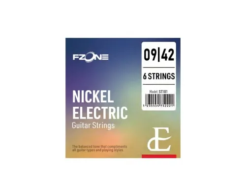 Струни для гітари Fzone Electric Nickel (09-42) (ST101)