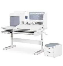 Парта Mealux Winnipeg Multicolor Plus WG Grey (BD-630 WG з тумбою)
