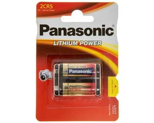 Батарейка Panasonic 2CR5 * 1 LITHIUM (2CR-5L/1BP)