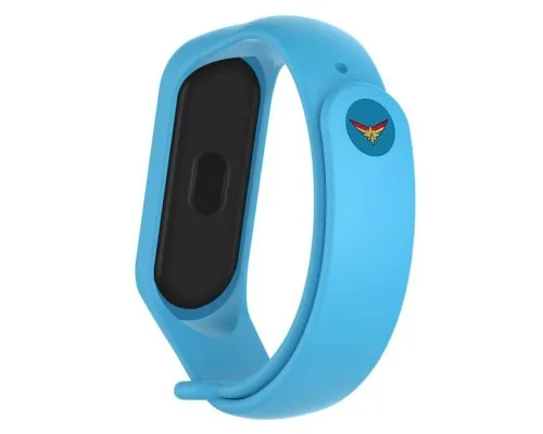 Ремінець до фітнес браслета Armorstandart Superhero Edition для Xiaomi Mi Band 5 Captain Marvel Blue (ARM57075)