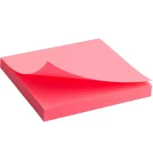 Папір для нотаток Axent з клейким шаром 75x75мм,80арк,яскр-рожев (2414-13-A)