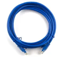 Патч-корд 10м, RJ-45, Cat.5e, CU, мідь, синій Ritar (PCR-CU/10Be / 09800)