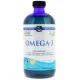 Жирные кислоты Nordic Naturals Омега-3, Вкус Лимона, Omega-3, Lemon, 1,560 мг, 473 мл. (NOR02764)