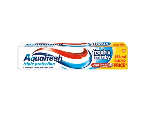 Зубна паста Aquafresh Освіжаюче-мятна 125 мл (5908311868447)