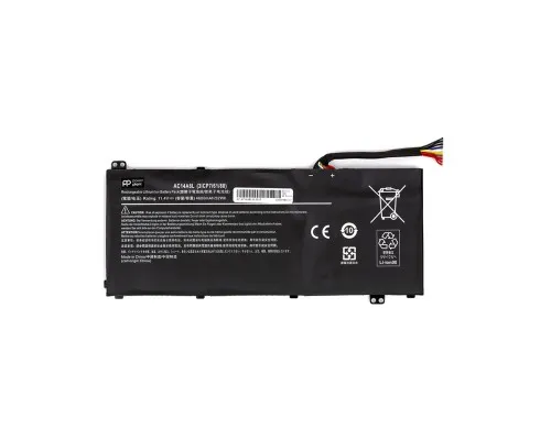 Акумулятор до ноутбука PowerPlant ACER Aspire V15 NITRO (AC15B7L) 11.4V 4600mAh (NB410415)