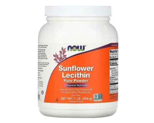 Амінокислота Now Foods Соняшниковий Лецитин чистий порошок, Sunflower Liquid Lecith (NOW-02314)