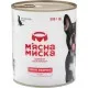 Консерви для собак Мясна Миска паштет з яловичиною 800 г (4820255190358)