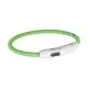Ошейник для животных Trixie светящийся с USB M-L 45 см/7 мм зеленый (4053032127012)