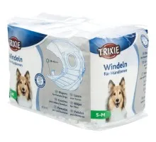 Підгузки для тварин Trixie для собак (сучок) S-M 28-40 см 12 шт (4011905236322)